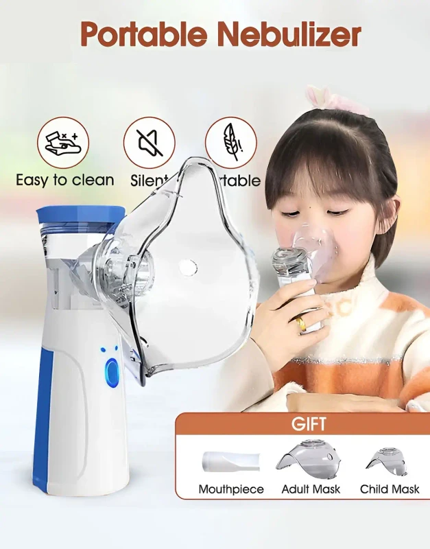 JSL-W302 Portable Mesh Nebulizer, pocket-sized device for respiratory relief